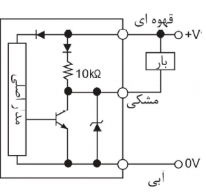 3simNPN سنسور خازنی سه سیمه خروجی NPN