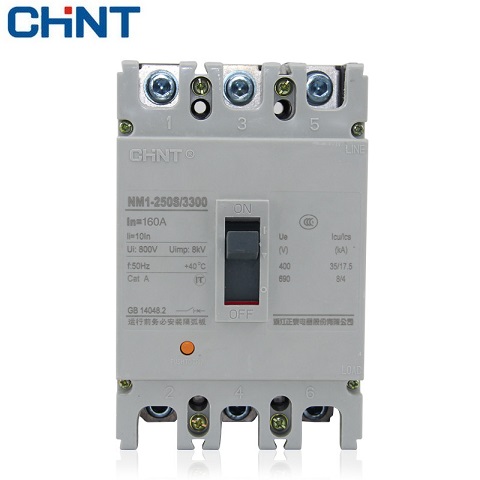 NM1-125H-3P کلید اتوماتیک فیکس چینت 125 آمپر - تصویر 1