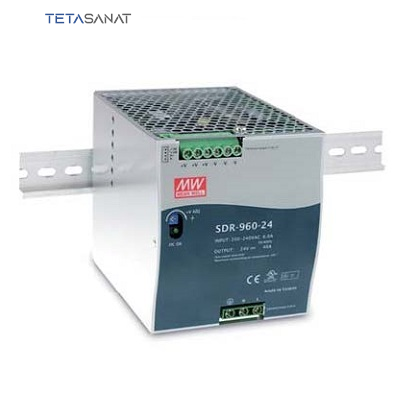 SDR-960 منبع تغذیه 24 ولت 40 آمپر مین ول SDR-960-24 - تصویر 1