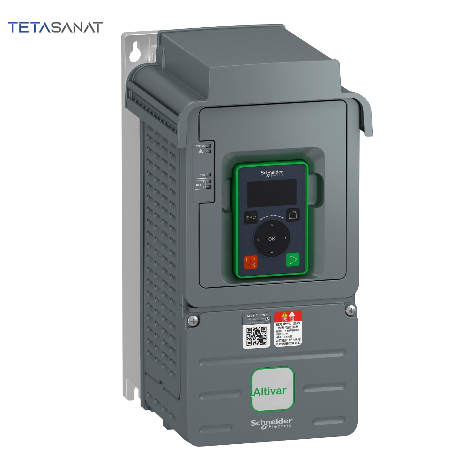 Easy610-1 اینورتر سه فاز 4kW اشنایدر ATV610U40N4 - تصویر 1