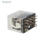 رله 12 ولت 14 پایه امرون LY4-12AC - تصویر 3