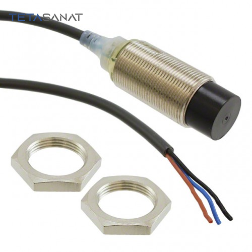 E2B-M18LN16-WP سنسور القایی سه سیمه NPN-NC امرون E2B-M18LN10-WP-C2 2M - تصویر 1