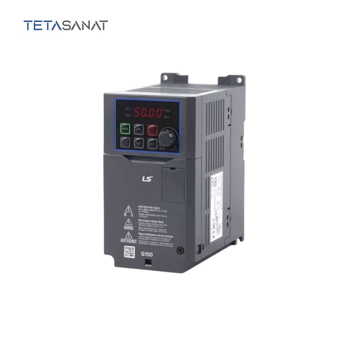 G100-1 اینورتر سه فاز 2/2kW ال اس LSLV0022G100-4EOFN - تصویر 1