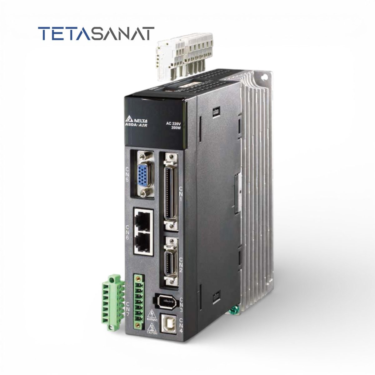 پک کامل سروو موتور ECMA-C20807SS و سروو درایو ASD-A2R-0721-M دلتا سری A2R ترمزدار750 وات 3000 دور - تصویر 2