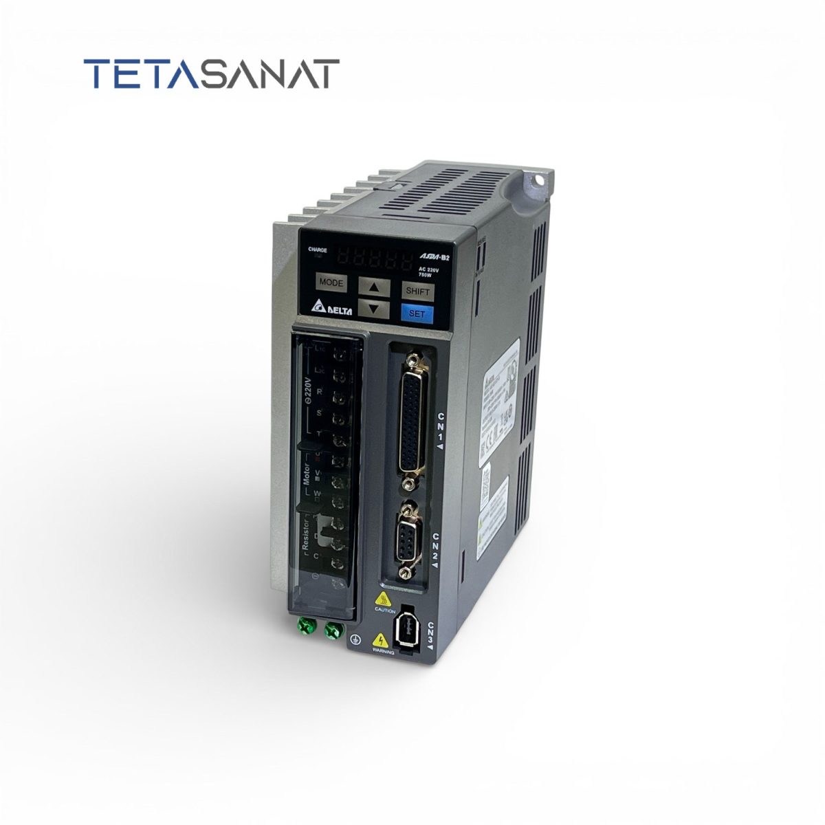 پک کامل سروو موتور ECMA-C20807RS و سروو درایو ASD-B2-0721-B دلتا سری B2 ساده 750 وات 3000 دور - تصویر 2