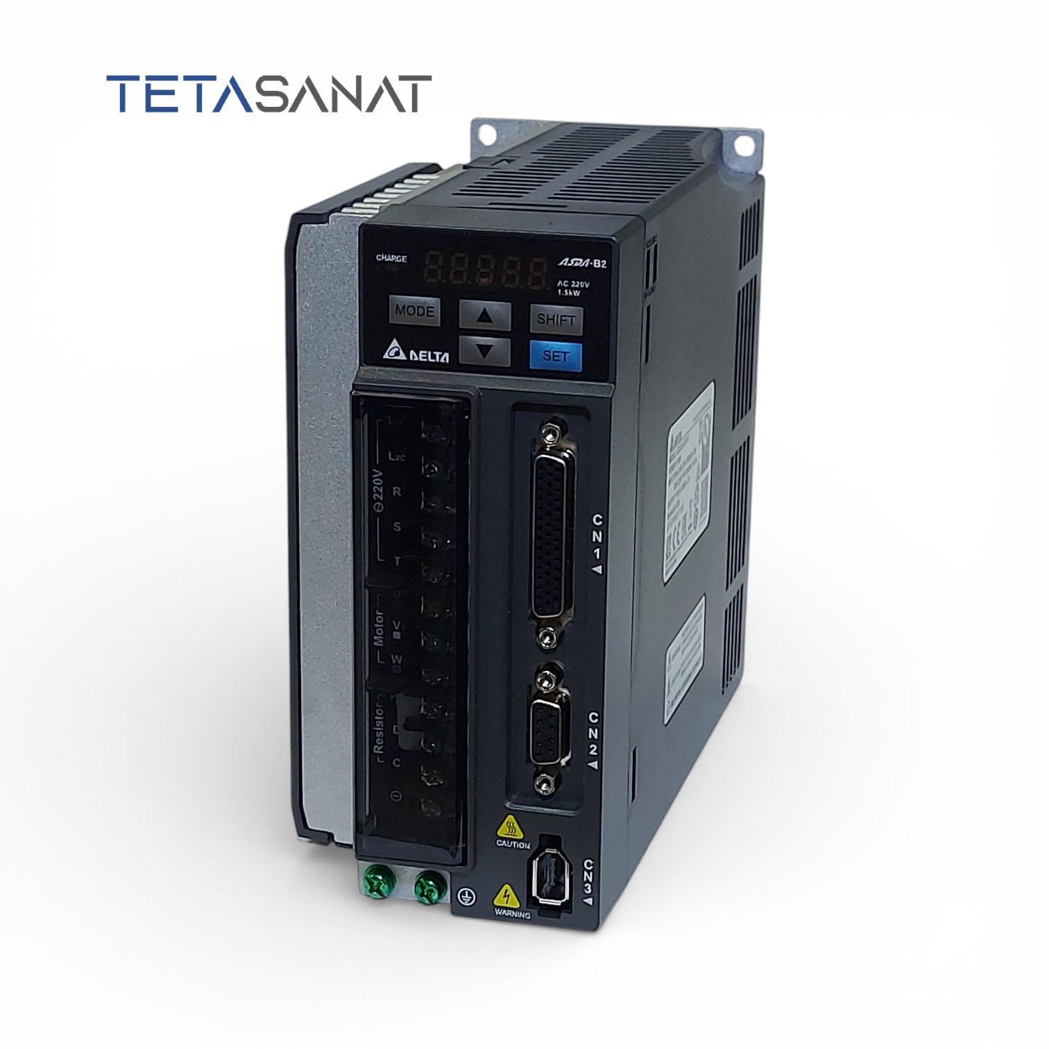 B2-2 پک کامل سروو موتور ECMA-E21315S4 و سروو درایو ASD-B2-1521-B دلتا سری B2 ترمزدار1.5 کیلووات 2000 دور - تصویر 1