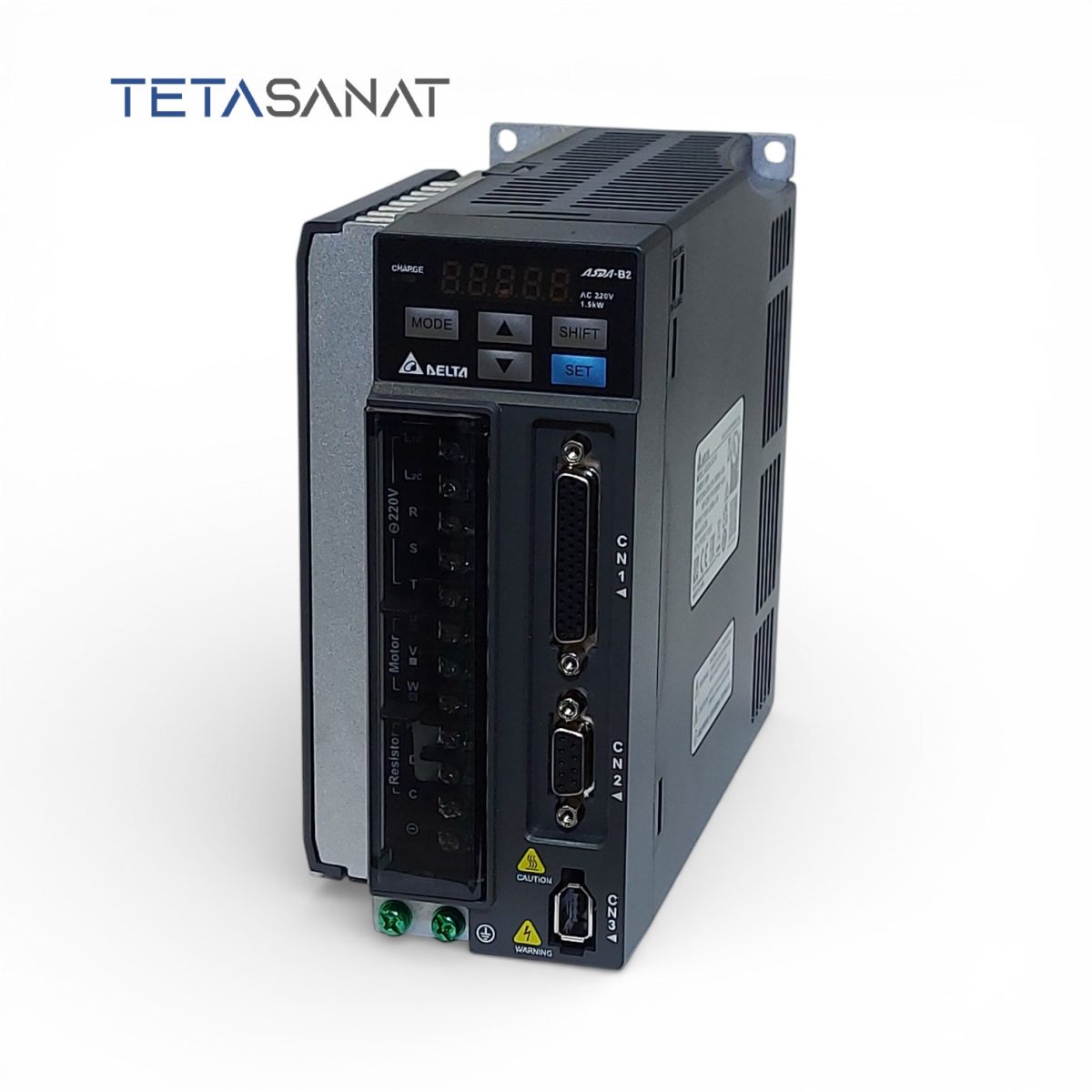 پک کامل سروو موتور ECMA-E21315R4 و سروو درایو ASD-B2-1521-B دلتا سری B2 ساده 1.5 کیلووات 2000 دور - تصویر 2