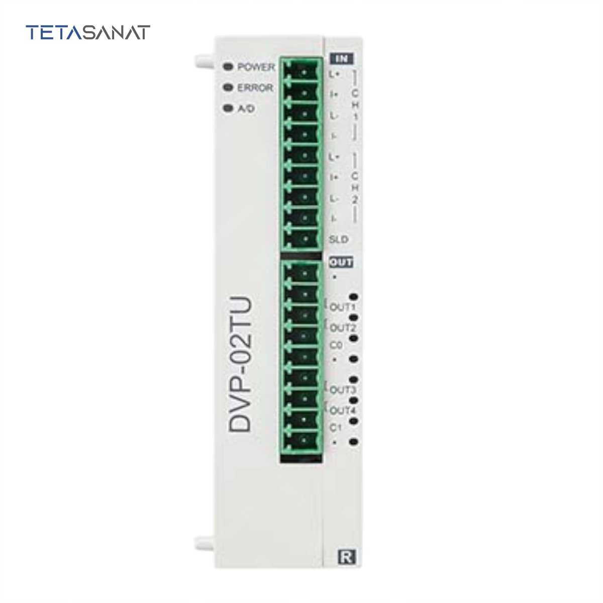 DVP02TUR-S ماژول دما / آنالوگ دلتا DVP02TUR-S - تصویر 1