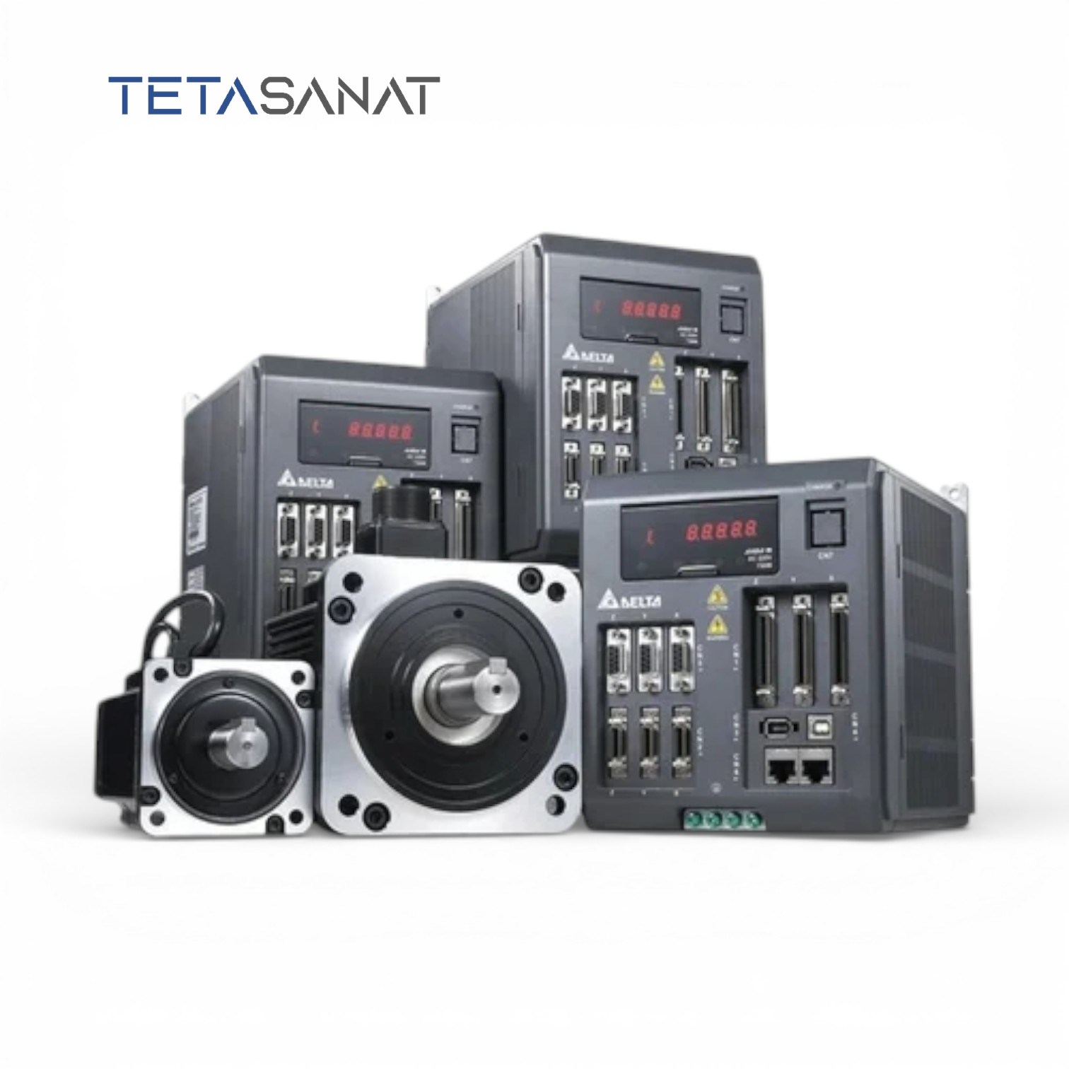 M-1 پک کامل سروو موتور ECMA-C20807SS و سروو درایو ASD-M-1521-F دلتا سری M ترمزدار750 وات 3000 دور - تصویر 1