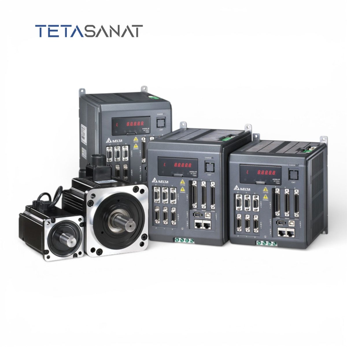 پک کامل سروو موتور ECMA-G21309RS و سروو درایو ASD-M-1521-M دلتا سری M ساده 900 وات 1000 دور - تصویر 2