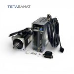 پک کامل سروو موتور ECMA-C20807RS و سروو درایو ASD-B2-0721-B دلتا سری B2 ساده 750 وات 3000 دور