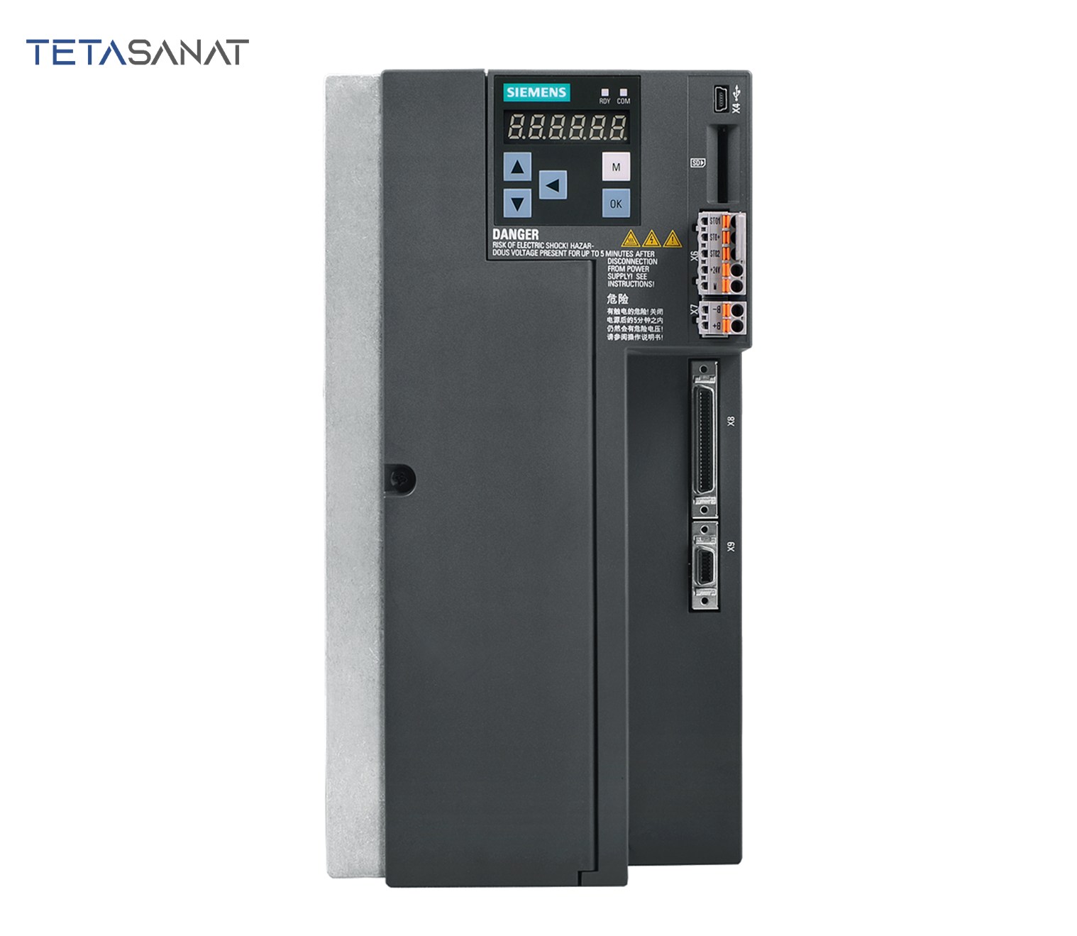 6SL3210-5FE15-0UA0 سروو درایو 7 کیلووات سری V90 زیمنس 6SL3210-5FE17-0UA0 - تصویر 1