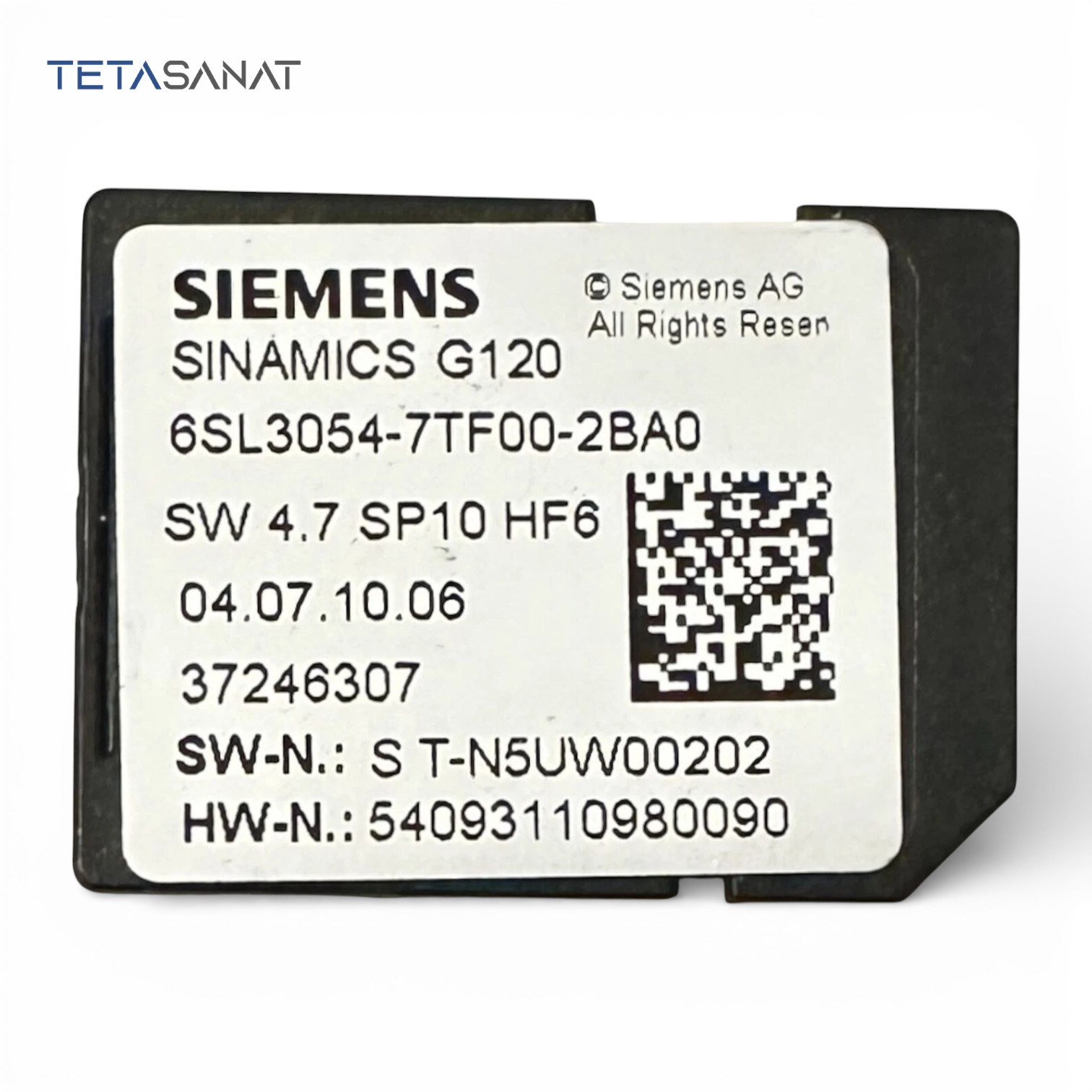 6sl3054-7tf00-2ba0 کارت حافظه درایو G120 زیمنس 6SL3054-7TF00-2BA0 - تصویر 1