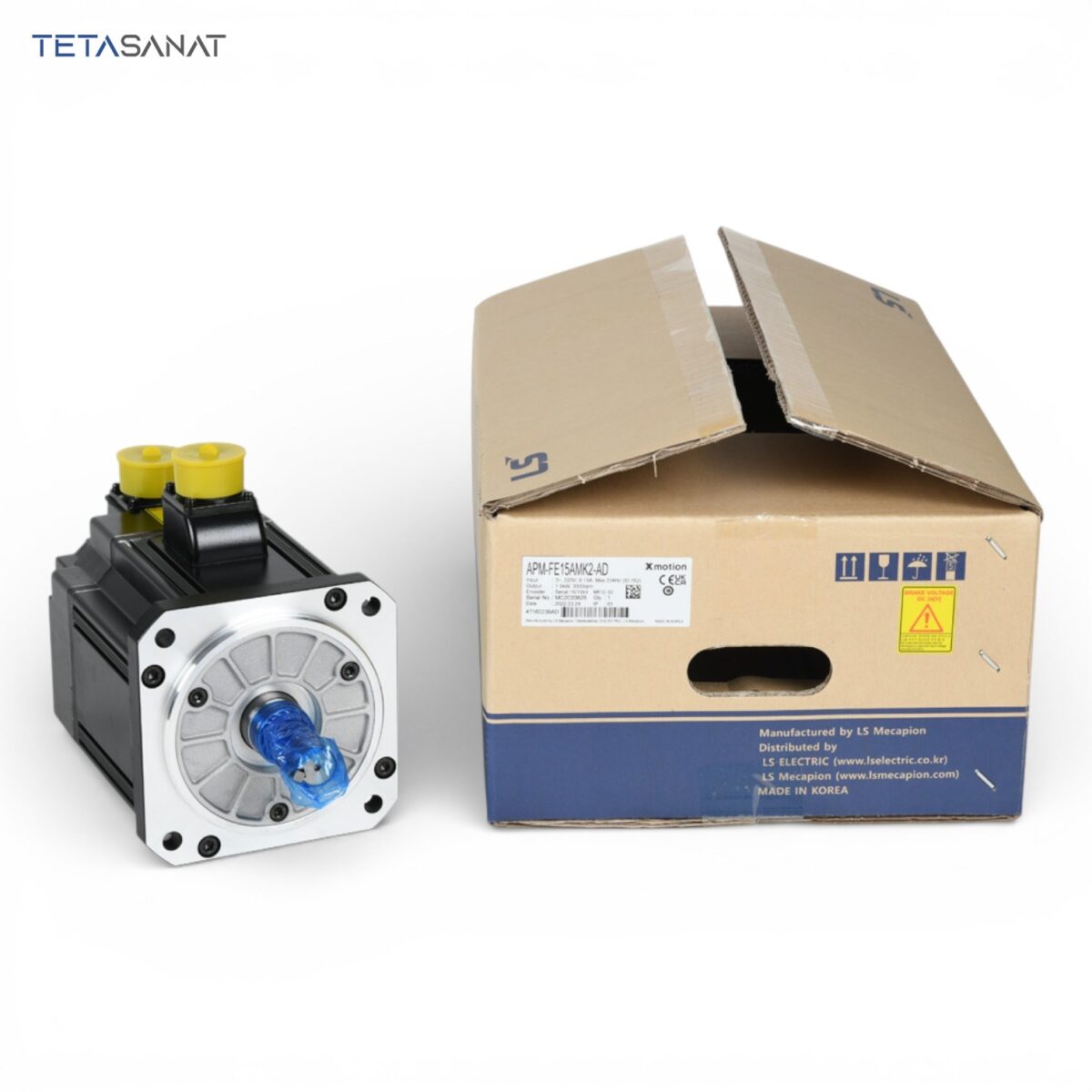 سروو موتور 1.5 کیلووات  3000 دور ترمزدار XML-FEP15AMK2E ال اس - تصویر 4