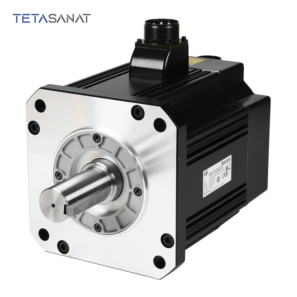 APM-FF35DMK2-1 سروو موتور 3.5 کیلووات 2000 دور ترمزدار XML-FFP35DMK2E ال اس - تصویر 1