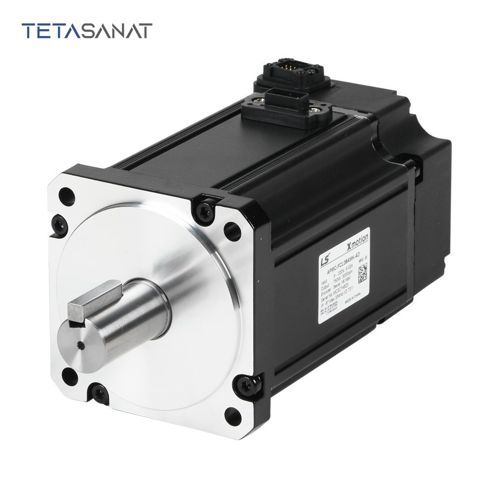 APMC-FCL08AMK-1 سروو موتور 800 وات 3000 دور ساده XML-FC08ANKE ال اس - تصویر 1