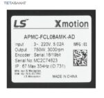 سروو موتور 800 وات 3000 دور ساده APMC-FCL08AMKE ال اس - تصویر 3