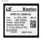 سروو موتور 1 کیلووات 3000 دور ساده APMC-FCL10AMKE ال اس - تصویر 4