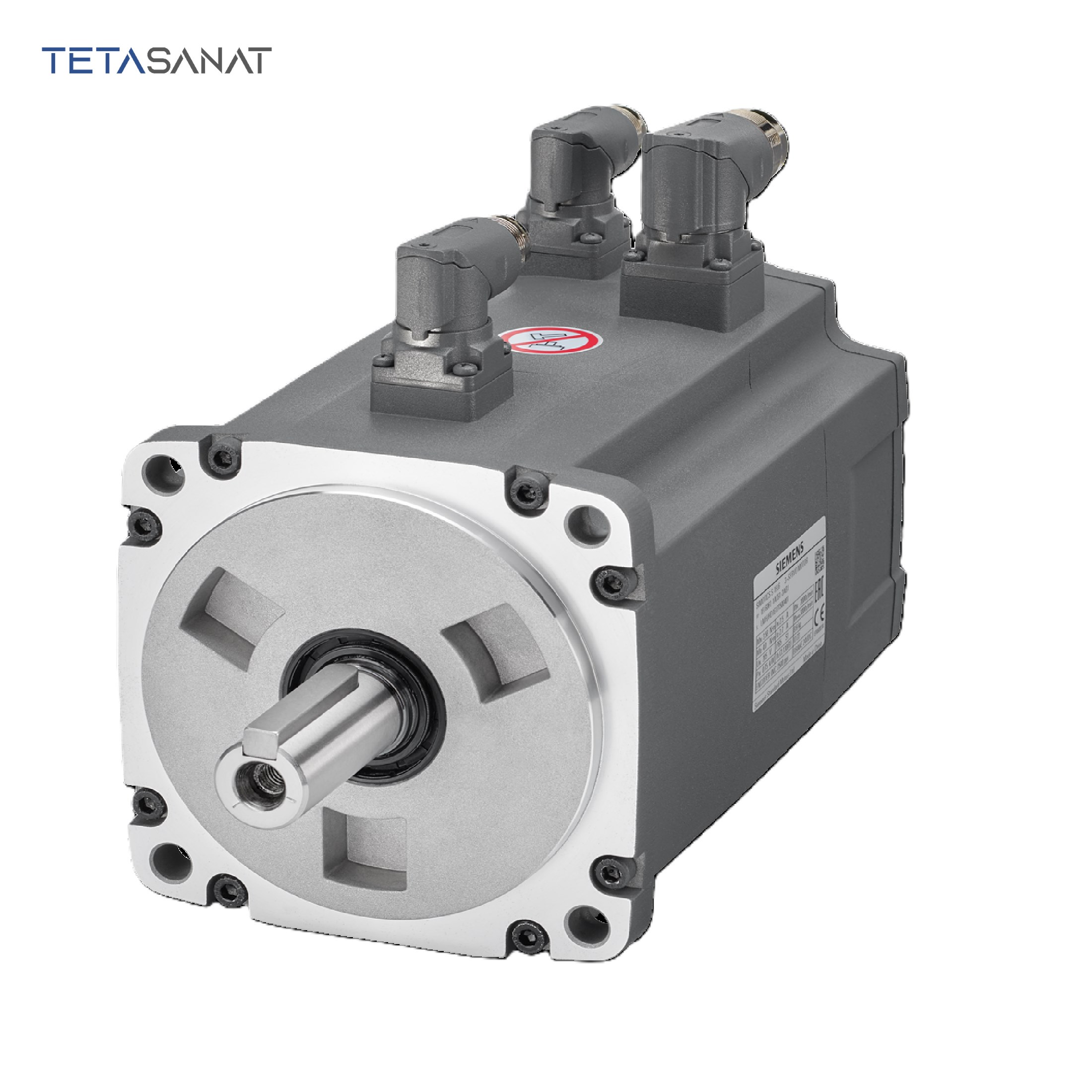 SERVO-MOTOR-1 سروو موتور 2.5 کیلووات 2000 دور ترمزدار 1FL6090-1AC61-2LB1 زیمنس - تصویر 1