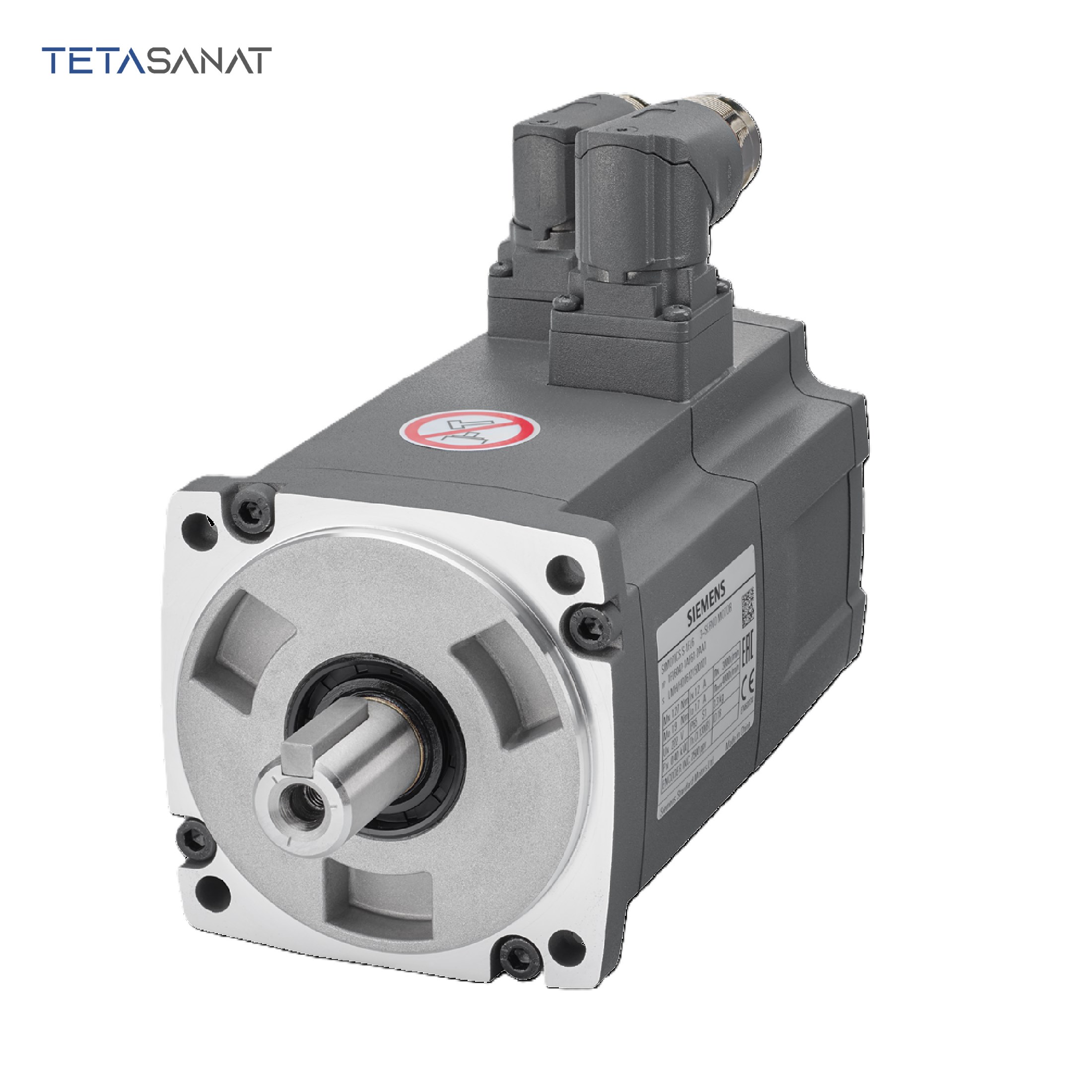 SERVO-MOTOR-2 سروو موتور 400 وات 3000 دور ترمزدار 1FL6042-1AF61-2AB1 زیمنس - تصویر 1