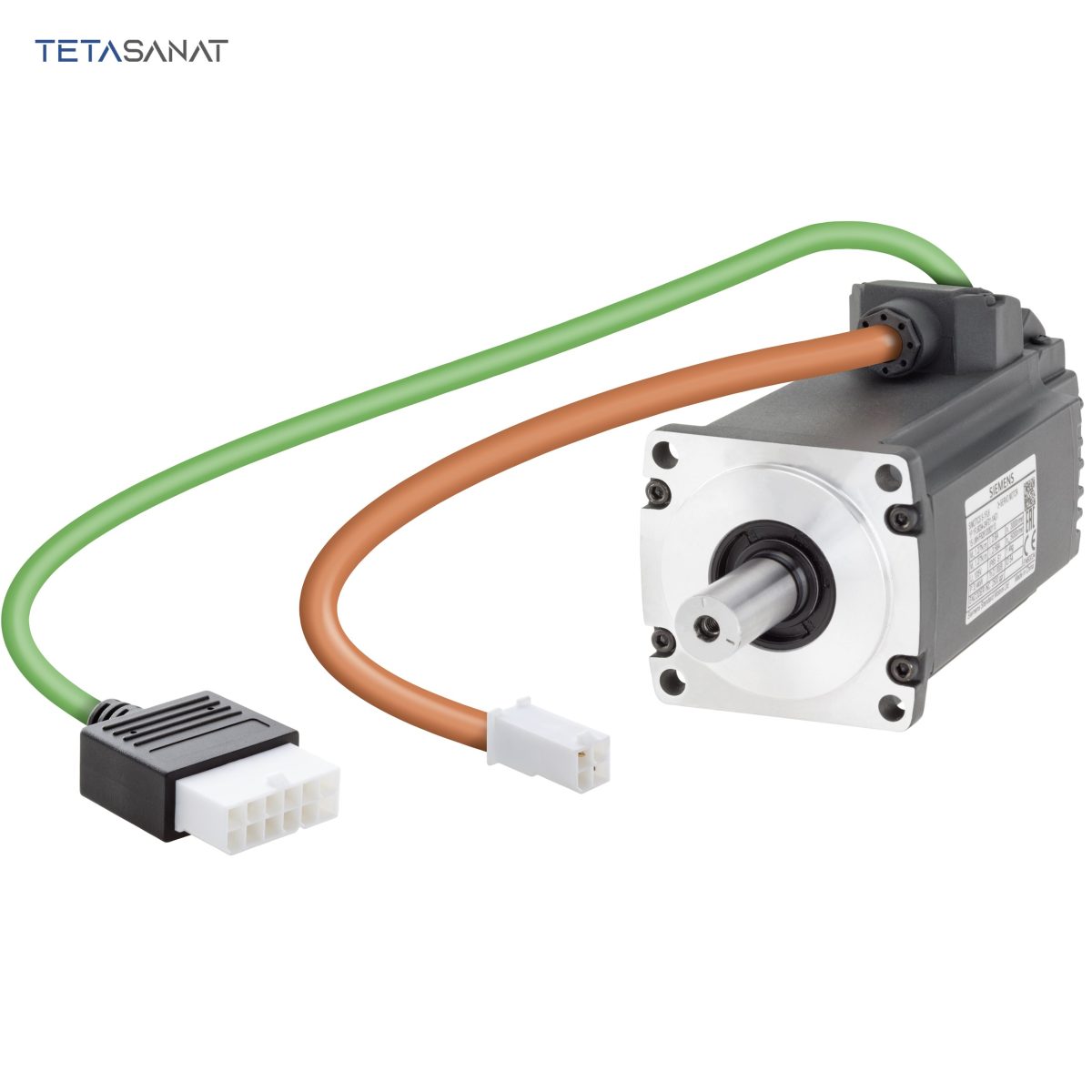پک کامل سروو موتور 1FL6044-2AF21-1AB1 و سروو درایو 6SL3210-5FB11-0UA1 زیمنس سری V90 ترمزدار 1 کیلووات 3000دور - تصویر 2