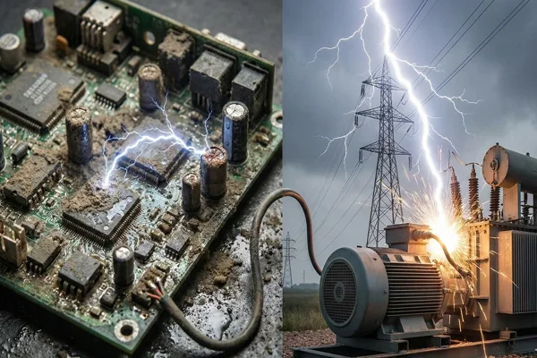 درجه آلودگی در قطعات الکترونیکی چیست؟ | بررسی PD1 تا PD4، فاصله خزشی و هوایی و تاثیر محیط بر طراحی تجهیزات الکتریکی.