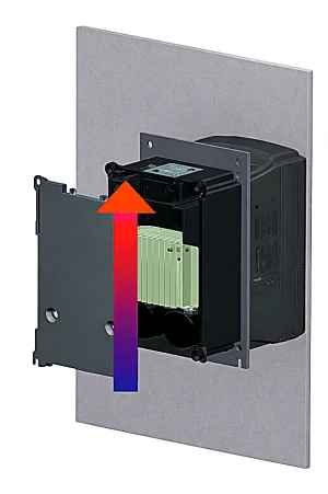 کانال هوای جداگانه اینورتر GD200A اینوت | بررسی Separate Air-Duct، افزایش طول عمر درایو و بهبود تهویه در محیط‌های صنعتی.
